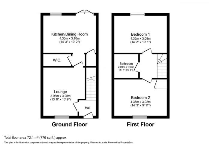 Floorplan for Bryngolwg, Croespenmaen, Newport