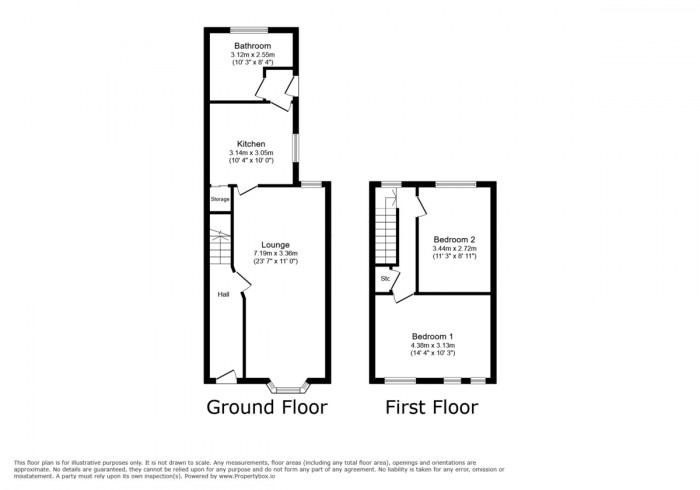 Floorplan for Mount Pleasant Street, Aberbargoed, Bargoed