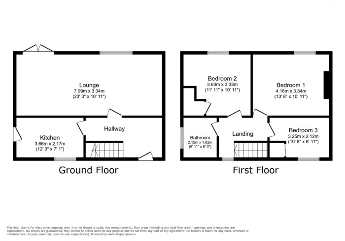 Floorplan for Millbrook Road, Pontllanfraith, Blackwood