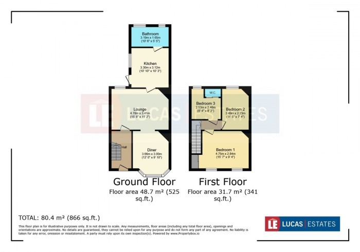 Floorplan for Glen View, Ystrad Mynach, Hengoed